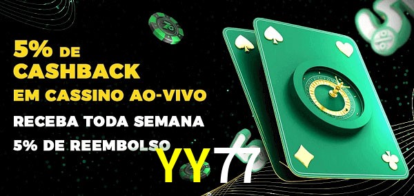 Promoções do cassino ao Vivo YY77